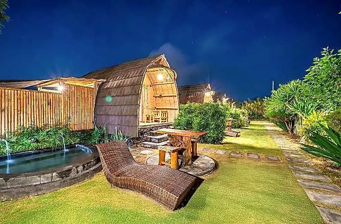 Отель Tegal Bamboo & Private Hot Spring Toya Bungkah